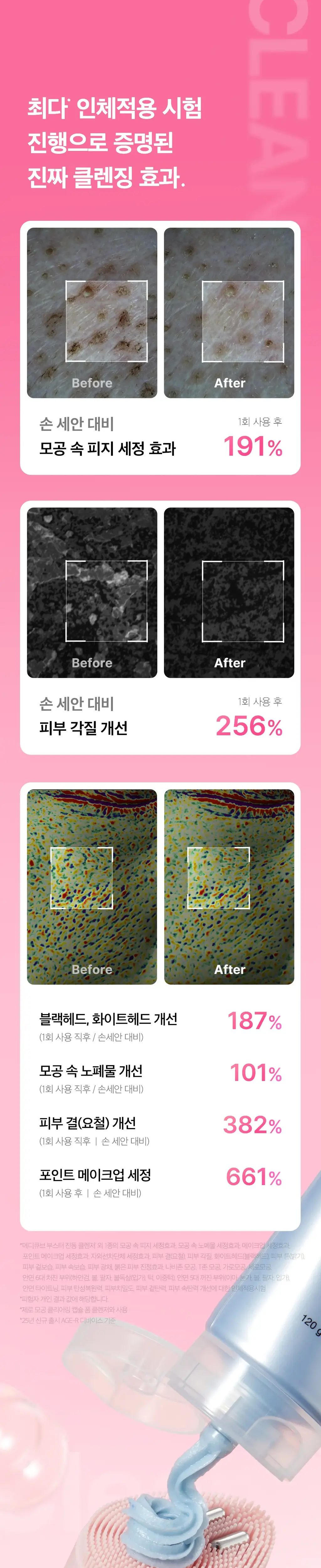 [한교동 에디션] 메디큐브 에이지알 부스터 진동 클렌저 한교동 기획 (+미니플러스, 클렌징 헤드, 폼클렌저, 세안밴드) 상세페이지 32